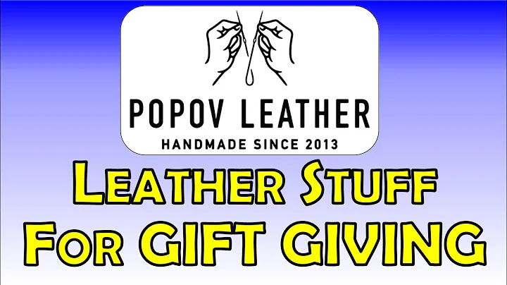 LEATHER GIFTS - Canadian Made Leather Products - POPOV LEATHER