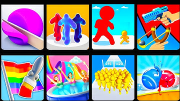 Asmr slicing,Blob Runner,Colour run,Crowd Evolution,Flag painter,Hottub,Join Clash,Level up Balls