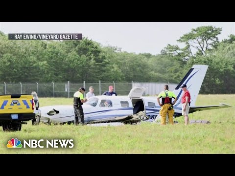 Small plane crash lands in Martha’s Vineyard after pilot suffers medical emergency, police say