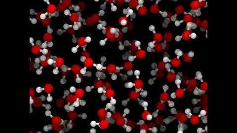 Water in an electric field