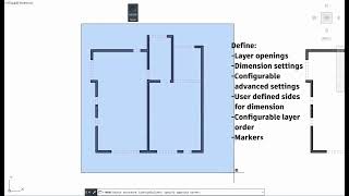 AutoDimension – Custom Automation Tool for AutoCAD