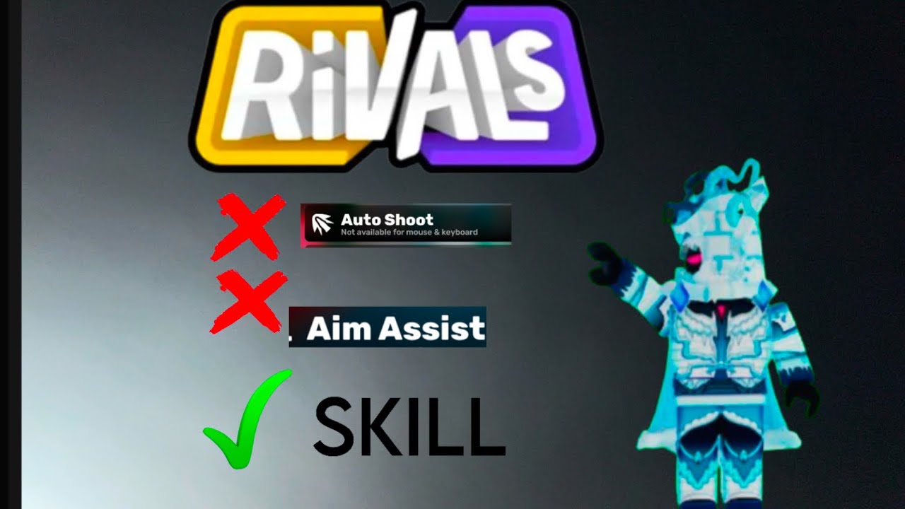 Proof that I do not need aimassist or autoshoot in roblox rivals ...