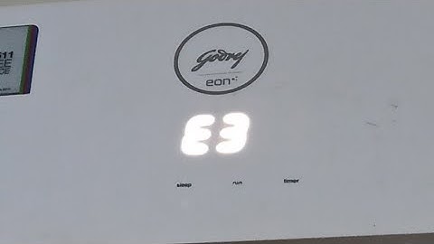 godrej ac E3 error code