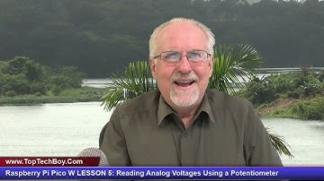 Raspberry Pi Pico W LESSON 5: Reading Analog Voltages Using a Potentiometer