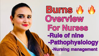 Burns for nurses in hindi|| Burns overview, pathophysiology, TBSA, nursing management|| screenshot 4