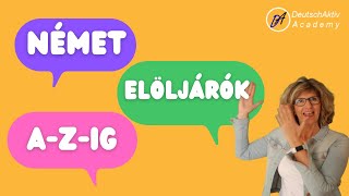 Német elöljárók: Ezzel kezdd!!!