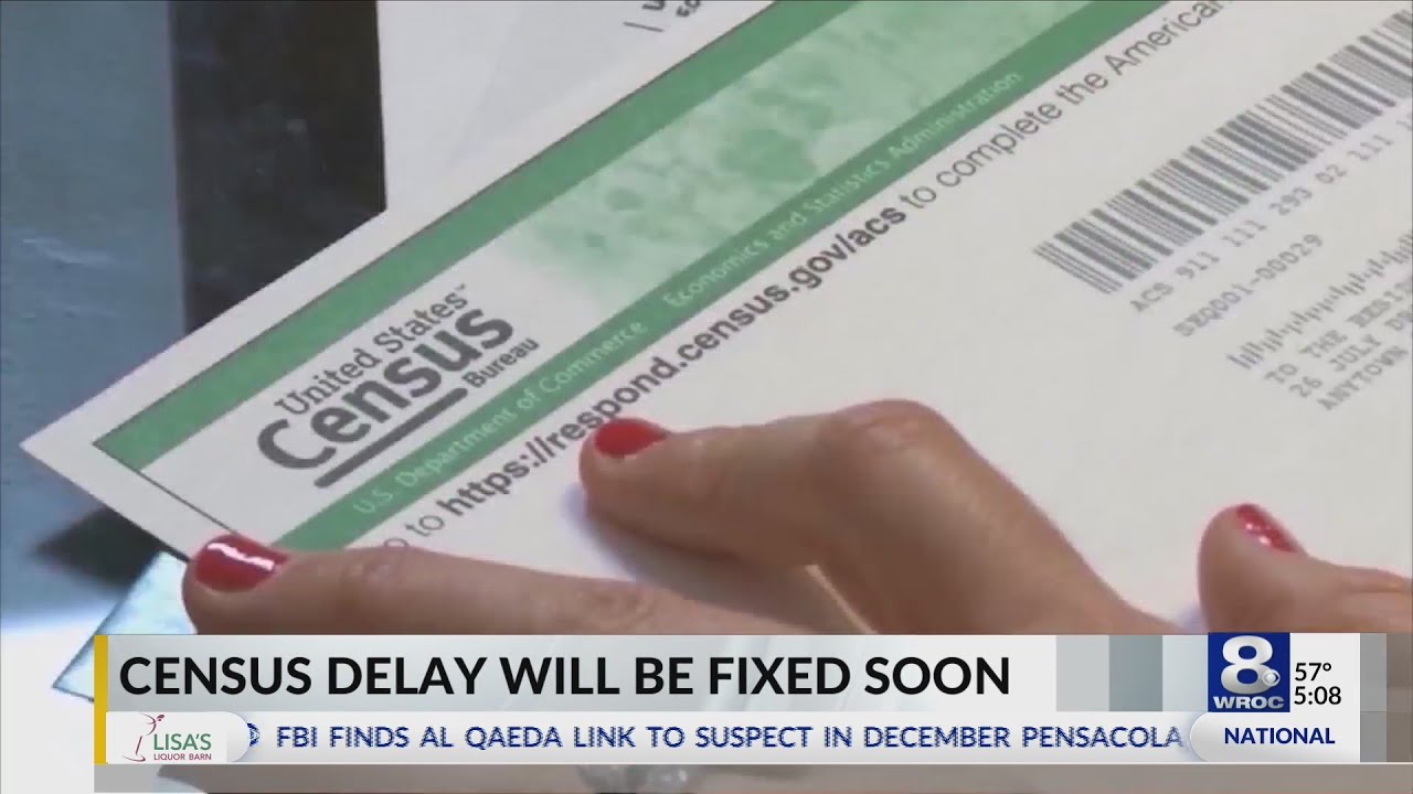 Census delayed, paper surveys to be delivered - YouTube