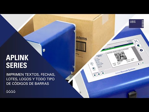 APLINK MRX Series | Impresora Inkjet | Impresión de texto, imagen, gráfico y códigos de barras | UBS