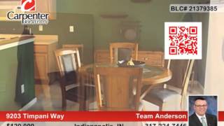 9203 Timpani Way  Indianapolis, IN Homes for Sale | www.callcarpenter.com