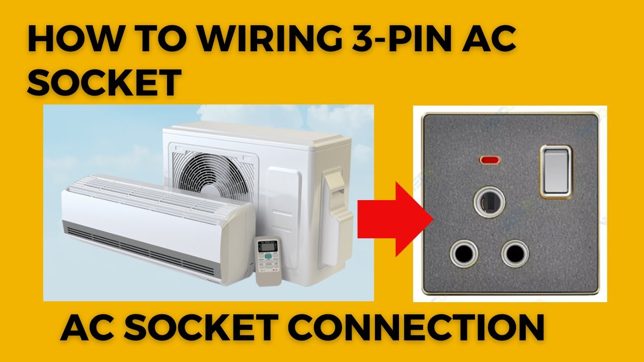 15A Round Socket Connection | AC Socket Connection | আলফা ৩ পিন রাউন্ড ...