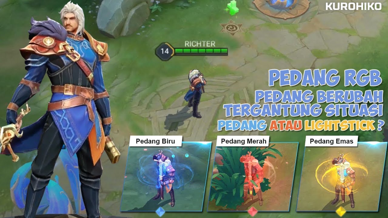 Richter, Hero Baru AOV ini Pedang nya Gak Sekedar Ganti Warna - Arena ...