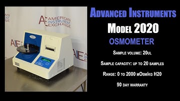 Advanced Instruments model 2020 osmometer (3350C METER)
