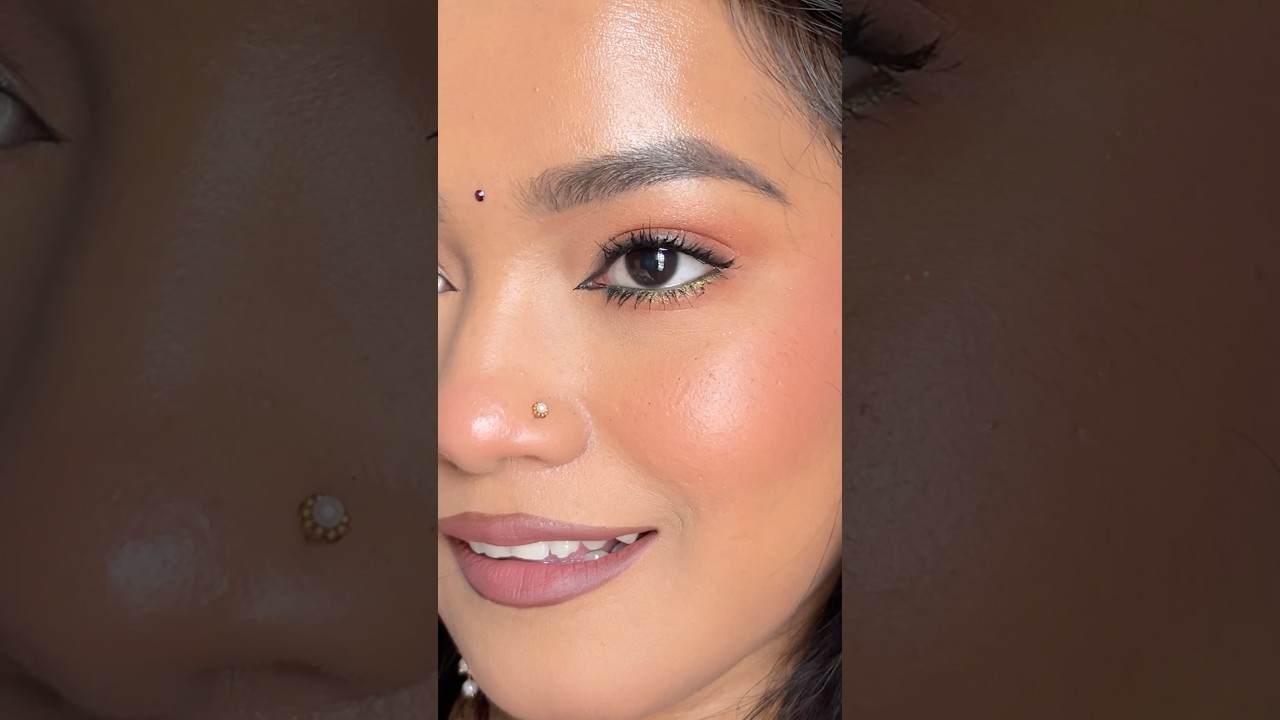 Easy makeup tutorial 🌸  #shorts #youtubeshorts #makeup #fyp