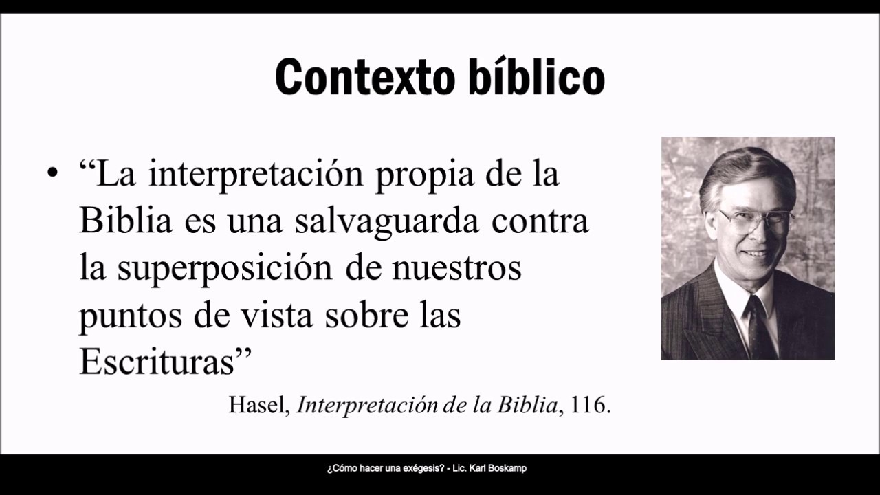 14- Cómo hacer una exégesis - Paso 4 - Contexto bíblico - YouTube