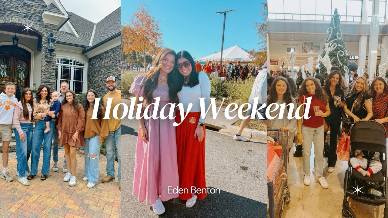 FAMILY VLOG // Thanksgiving, Black Friday & Clemson!!!!