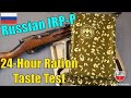 Russian IRP-P MRE Review Individual Daily Ration TASTE TEST 2019 24-Hour Military Meal Ready to Eat