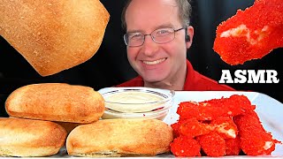 ASMR HOT CHEETOS MOZZARELLA STICKS MUKBANG EATING SOUNDS