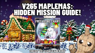 MapleMas Snowman: Hidden Mission Guide! | v265 | GMS 2025 |