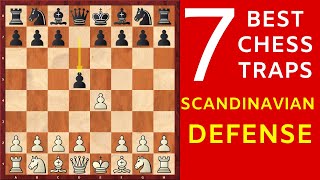 7 Best Chess Opening Traps in the Scandinavian Defense