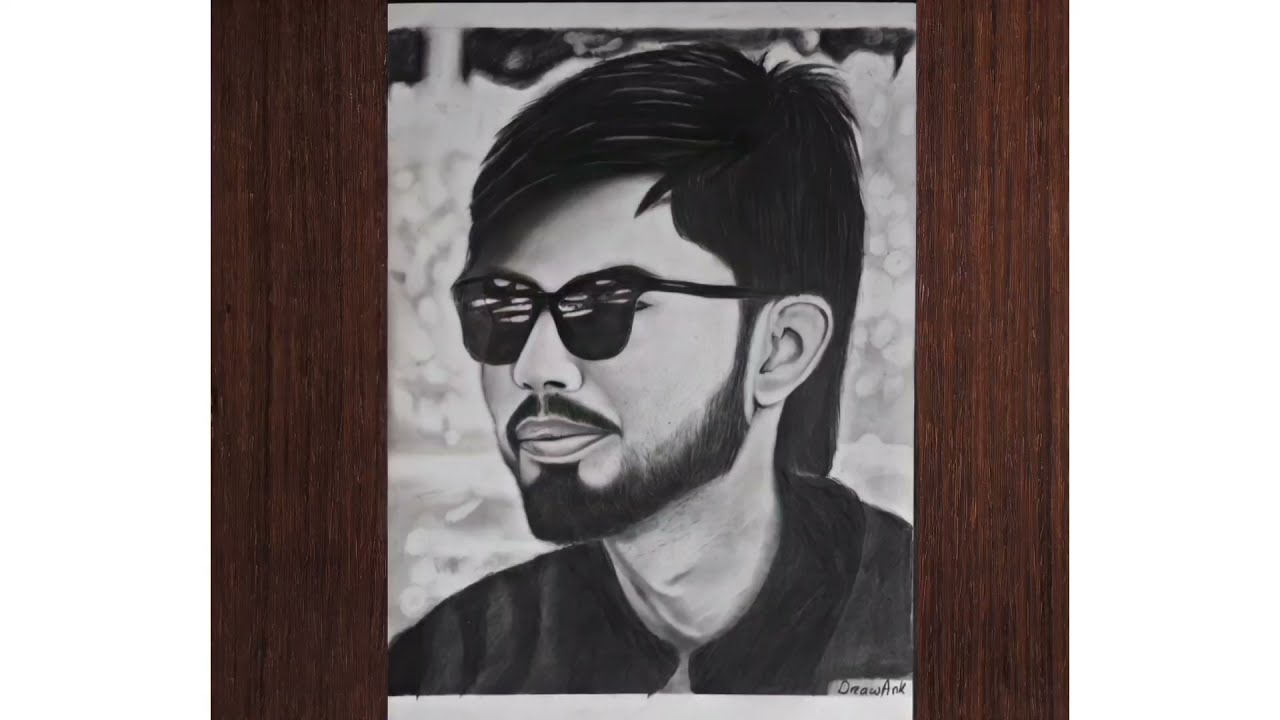 Time Lapse drawing video | Portrait drawing | How to draw a portrait | DrawAnk