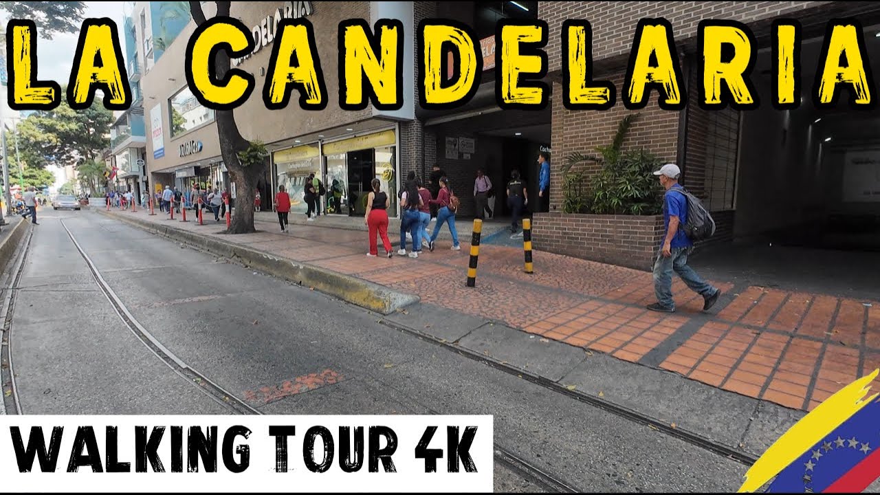 CAMINAMOS por LA CANDELARIA parroquia de CARACAS VENEZUELA, asi esta HOY WALKING TOUR 4K
