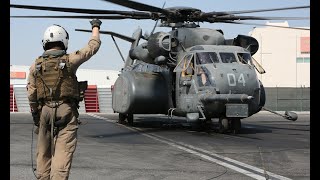 4K Aviation B-Roll - Us Navy Mh-53E Sea Dragon Functional Check Flight, 25Jan21