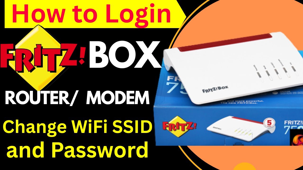 FRITZ!Box router login to Change SSID and Password from Mobile or ...