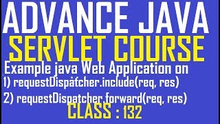 132 Java web application with common header & footer to other servlet programs Servlet Chaining