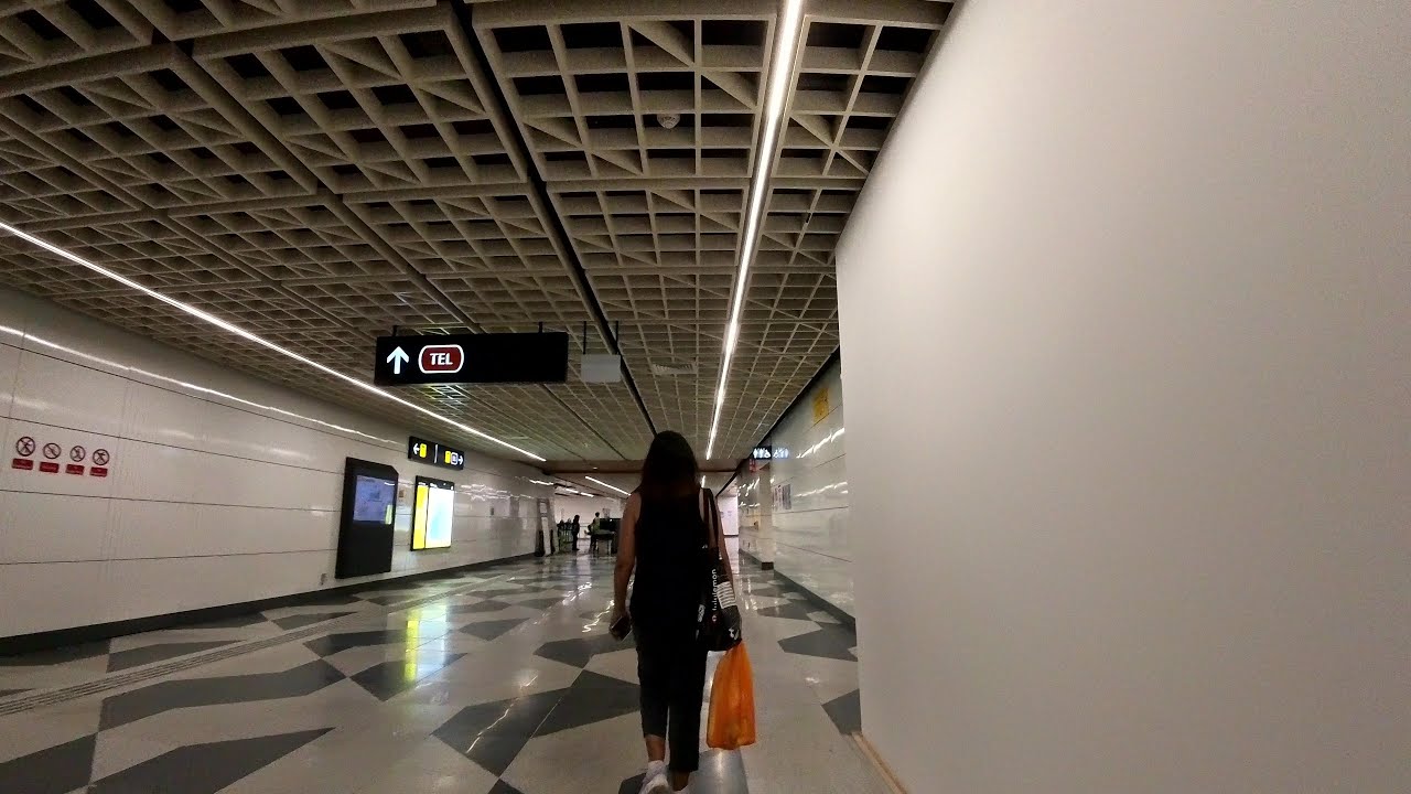 Weekday afternoon walk from Stadium MRT Station to Tanjong Rhu MRT Station | November 2025