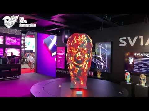 Sviatovid Projection mapped sculptures