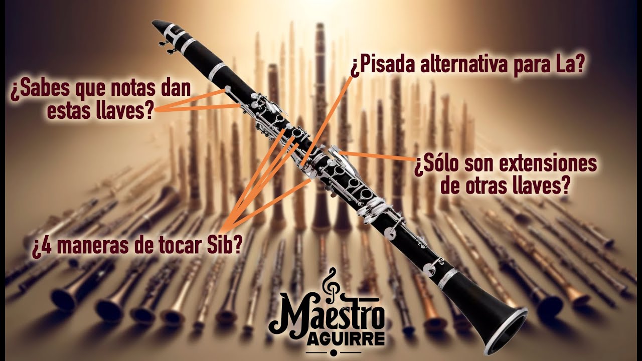 Lo que NADIE te dijo sobre TODAS las LLAVES del CLARINETE en Sib