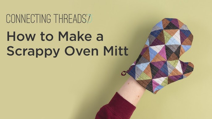 How to make a easy quilted oven mitt 