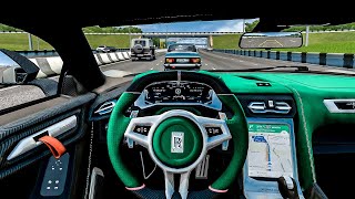 Rolls Royce Super Sport Concept - City Car Driving [Steering Wheel Gameplay] screenshot 5