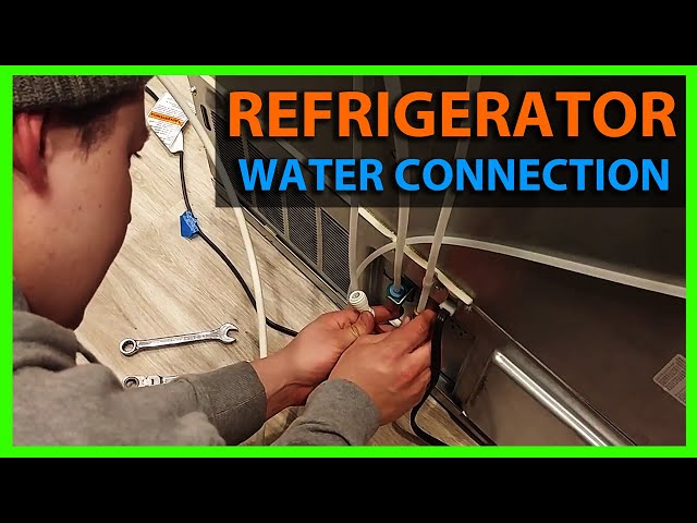 How To Connect Water Lines to Ice Maker/Refrigerator 