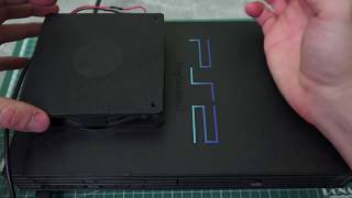 PS2 FAT Cooling mod from 12V to 5V