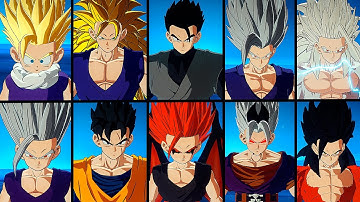 Gohan All Transformations (Z, Super, Heroes, GT, AF & What If) - Dragon Ball Sparking! Zero
