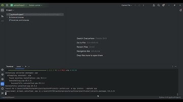 How to update pip package in python|update pip package in python| Pycharm video
