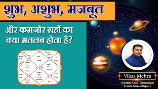 शुभ, अशुभ, मजबूत और कमजोर ग्रहों का क्या मतलब होता है?