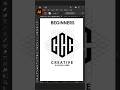 Adobe Illustrator 2025 Tips - How To Create CCC Letter Logo Design Process #zakkigraphics #shorts