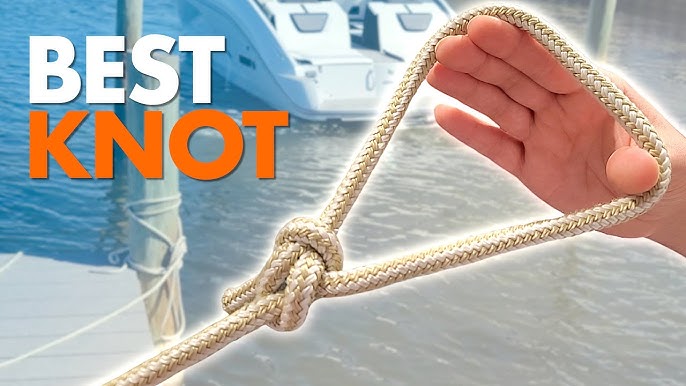 Mnpctech Practice Nautical Knot Rope Tying Hitch Cleat Kit Dock Sail L