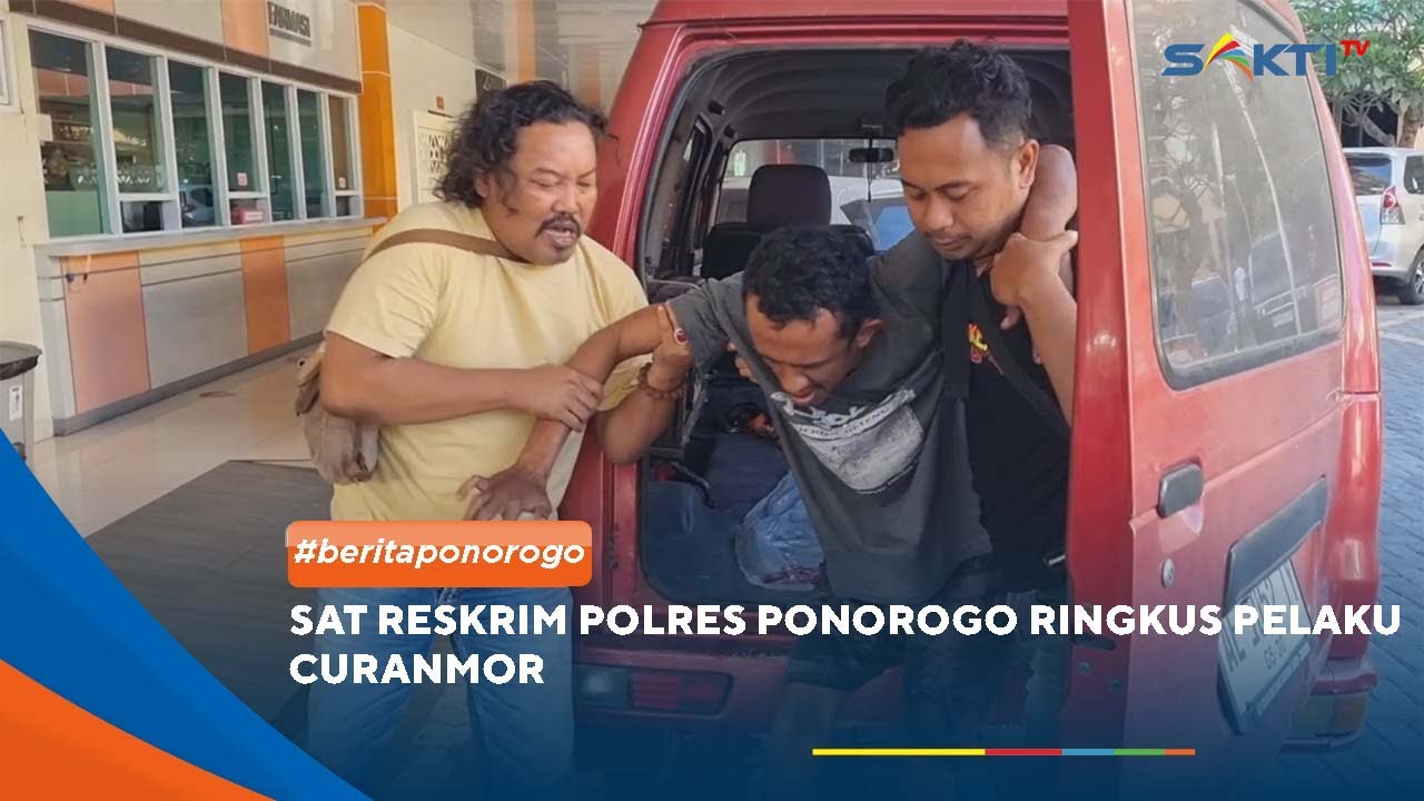 PONOROGO - Sat Reskrim Polres Ponorogo Ringkus Pelaku Curanmor