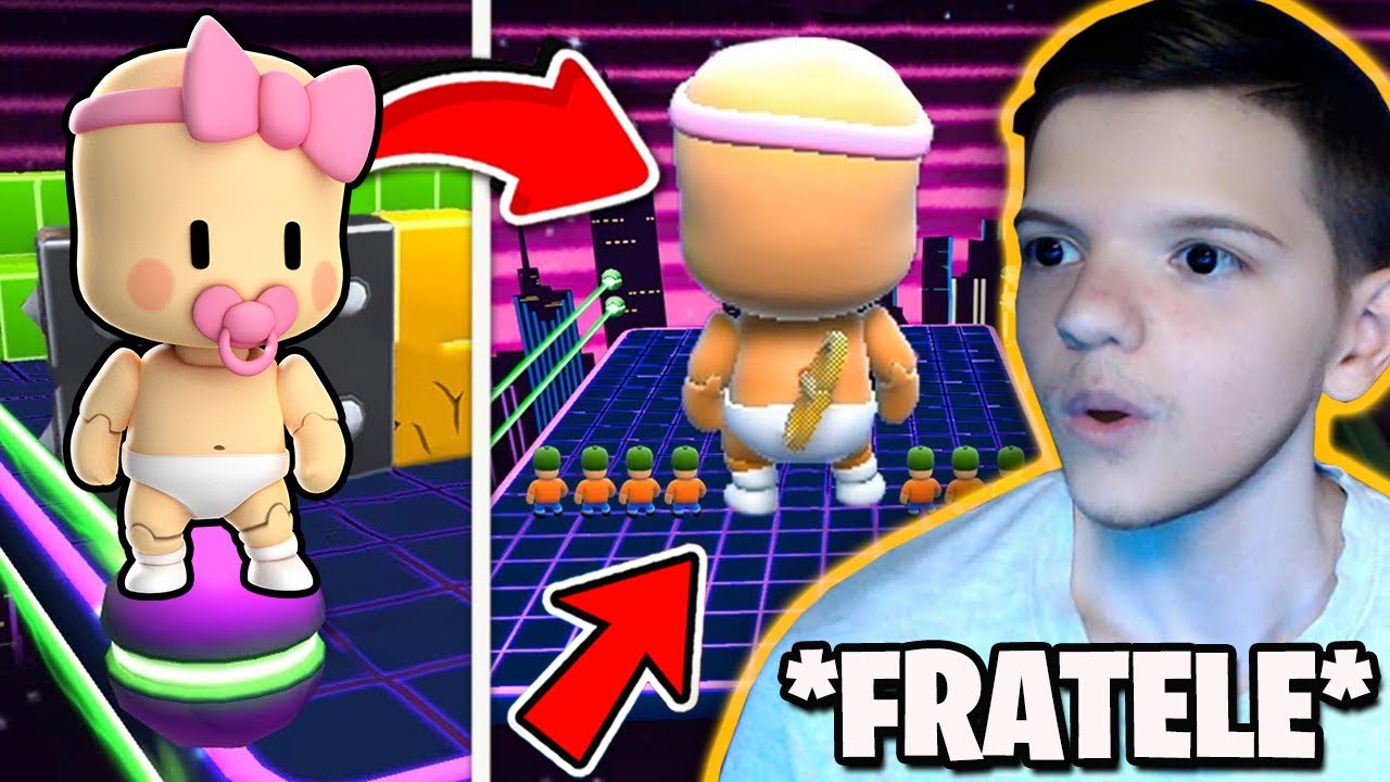 FRATELE MEU MAI MIC MI-A FURAT CONTUL DE STUMBLE GUYS! *AJUTOR*
