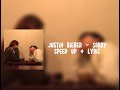 Justin Bieber-Sorry speed up   lyric