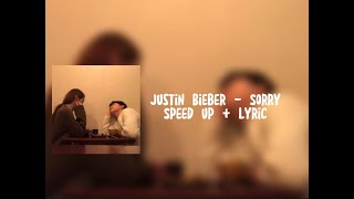 Justin Bieber-Sorry speed up + lyric Resimi