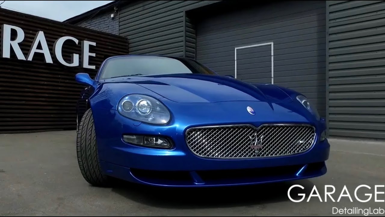 Maserati GranSport - детейлинг + НАНОкерамика для красивейшего авто в синем цвете - Киев