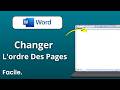 Comment Changer L'ordre Des Pages Sur Word (2026)