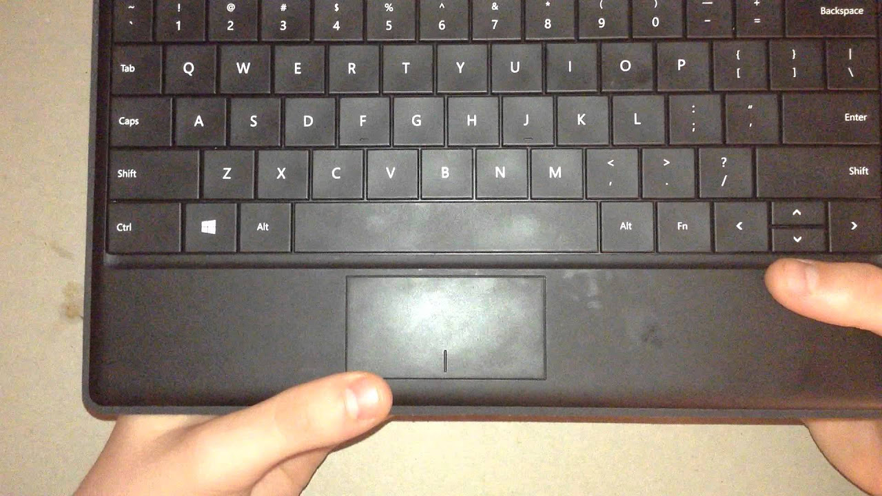 Microsoft Surface RT Keyboard - Complete Overview - YouTube