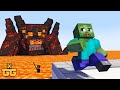 Monster School : FLOOR IS LAVA Challenge  - Minecraft Animation