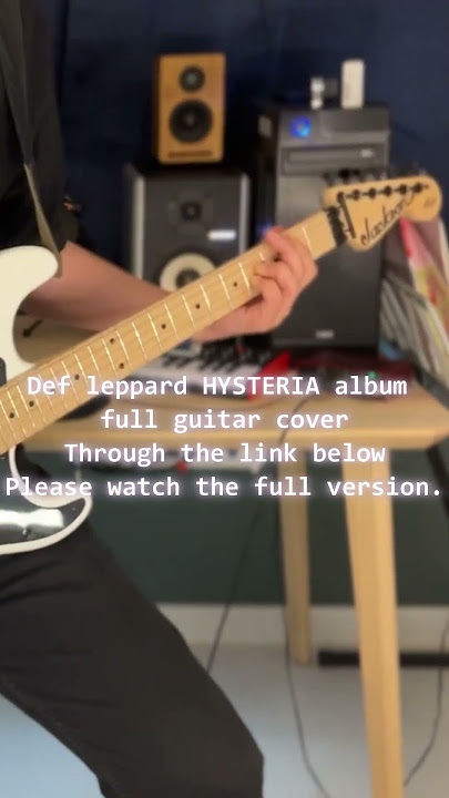 Def leppard HYSTERIA album guitar full cover part2 #defleppard #guitarcover