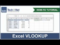 How to use the VLOOKUP function in Excel